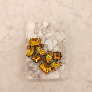 Yellow Stone Clip Ons